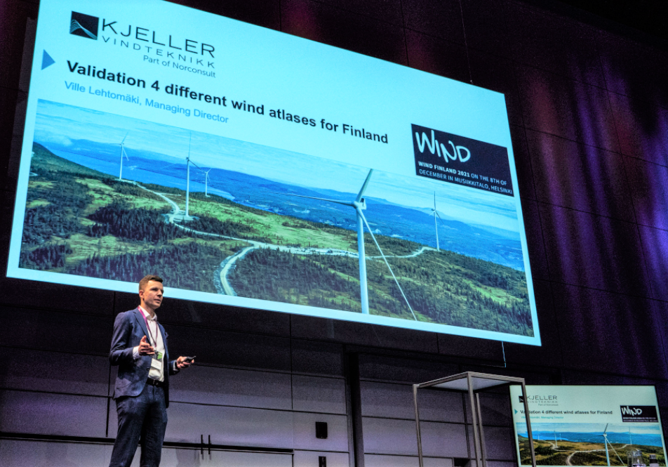 Kjeller wind atlas shows best performance in Finland