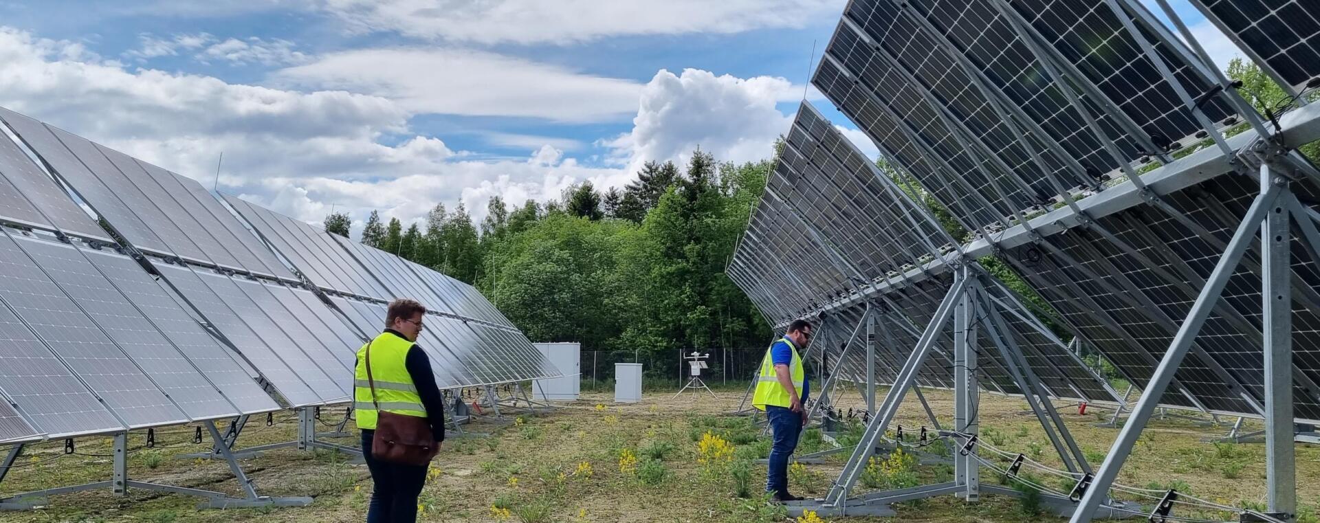 Tracker plant at ROAF - Technical Support for Solar Plant w/ Trackers ...